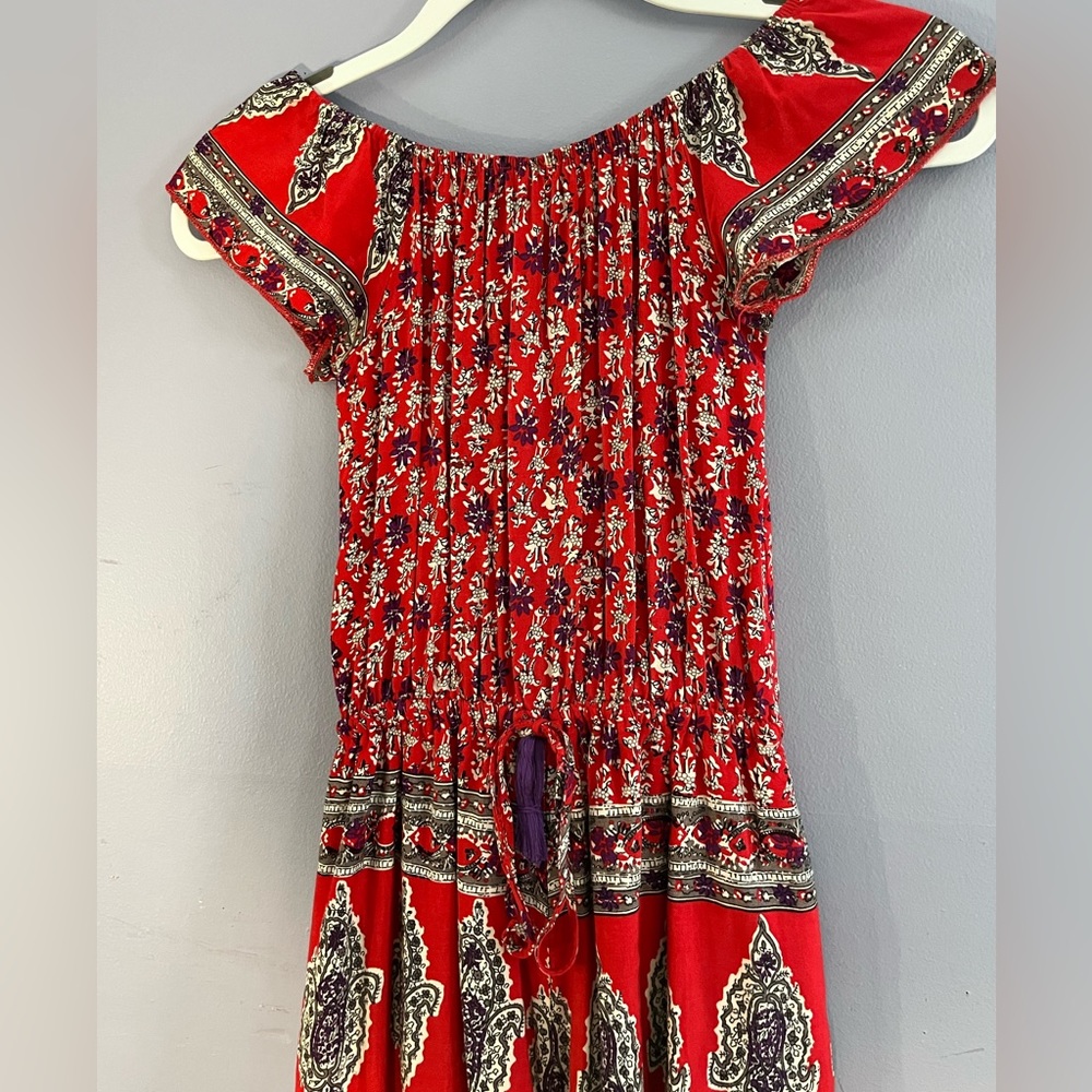 Reverse Size Xs Patterned Double Lined Romper - image 3